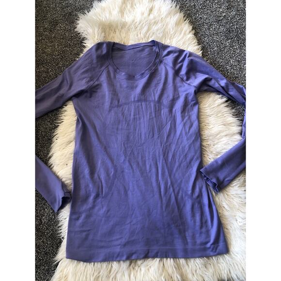 Lululemon Shirt Womens Size L? Long Sleeve Scuba Swiftly Tech Performance LL - Picture 1 of 6